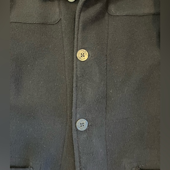 Eat dust Navy Button-Up Jacket. - Picture 6 of 10